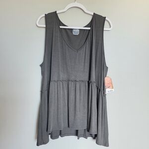 NWT Arula Captivating Tiered Midi Dress Black Size C (3X) Plus Size